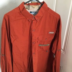 Columbia camo long sleeve